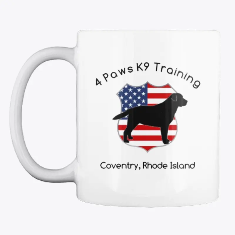 4 Paws K9 Training White lettering...