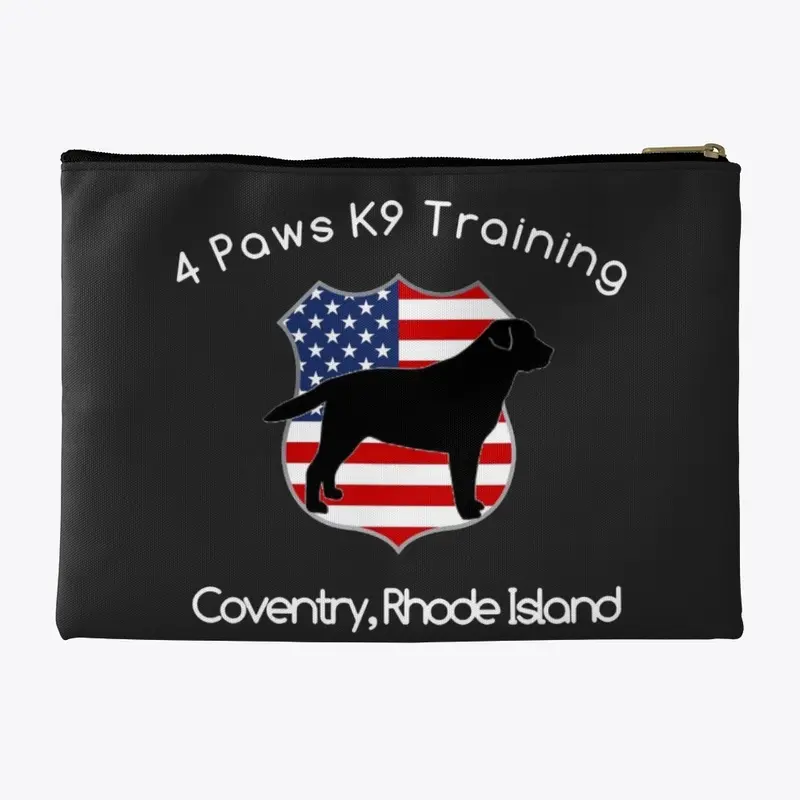 4 Paws K9 Training White lettering...